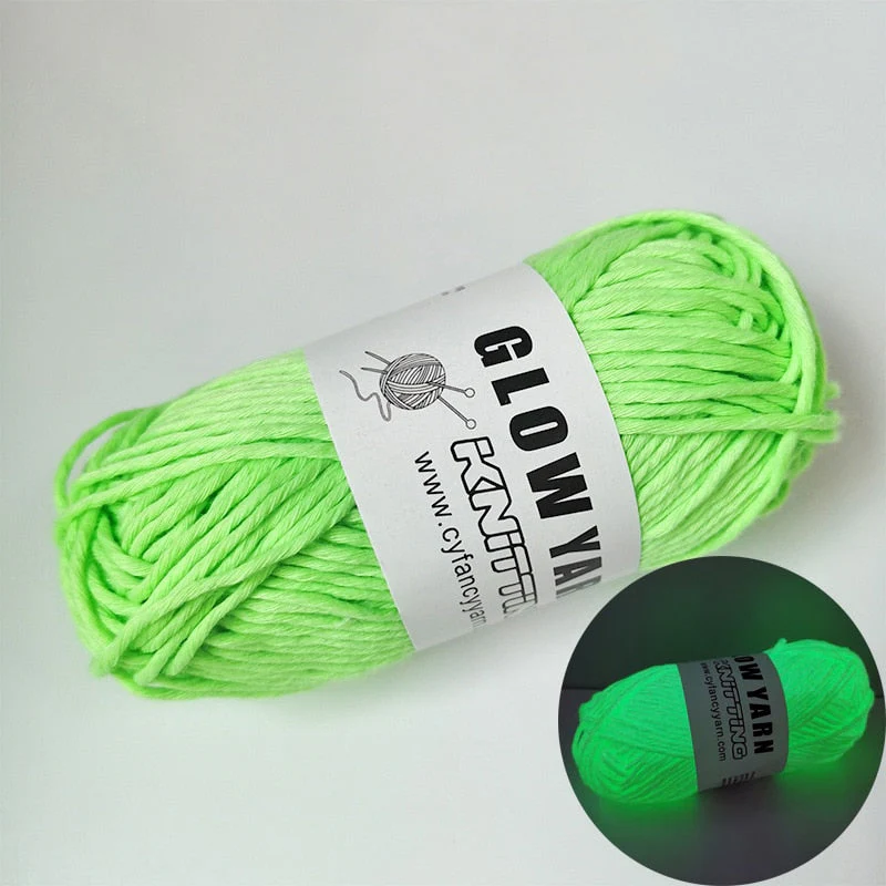 Sparkle Glow Luminous Knitting Yarn - Image 8