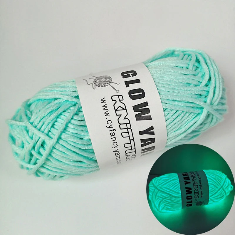 Sparkle Glow Luminous Knitting Yarn - Image 9