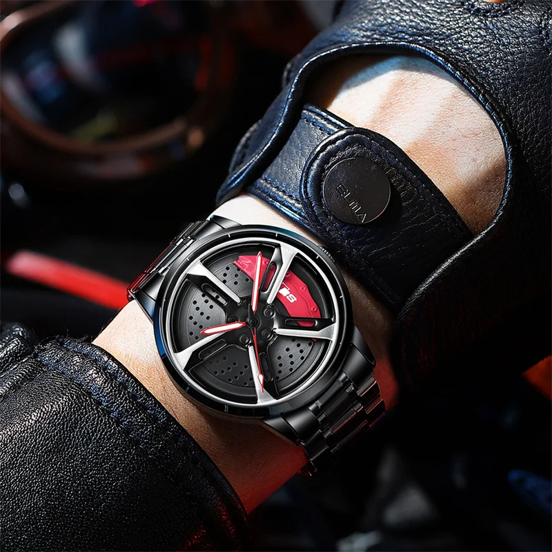 Speedster Chrono Quartz Spinning Wheel Men Watch - Image 2