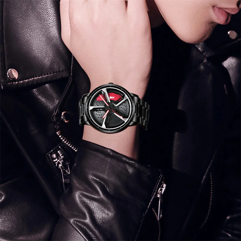 Speedster Chrono Quartz Spinning Wheel Men Watch - Image 4