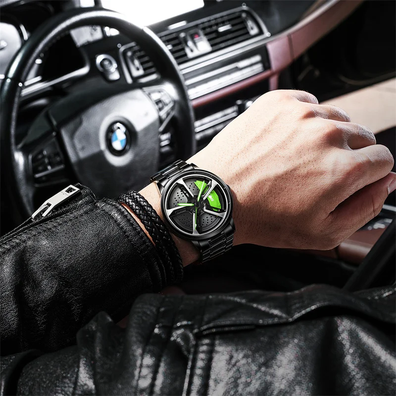 Speedster Chrono Quartz Spinning Wheel Men Watch - Image 5