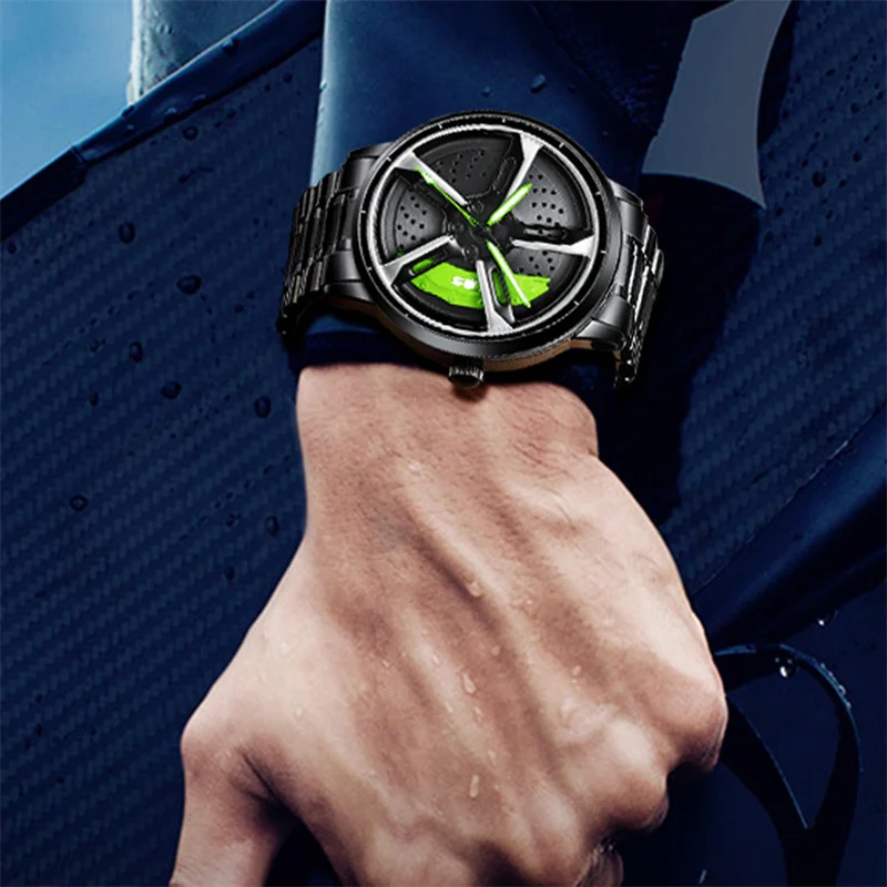 Speedster Chrono Quartz Spinning Wheel Men Watch - Image 6