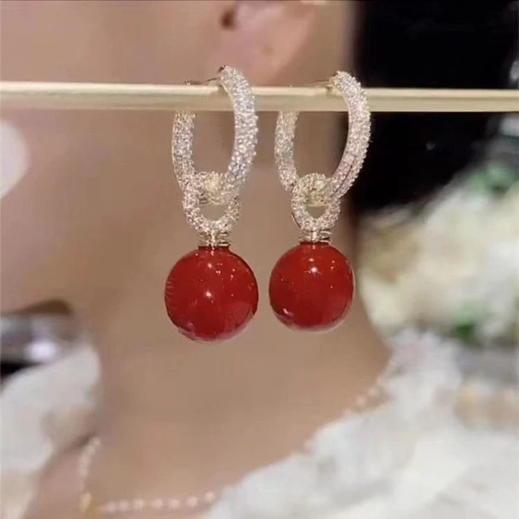 Sphere Love Elegant Earrings - Image 2