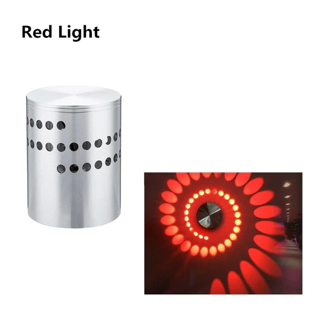 Spiral Hole RGB LED Fun Wall Light - Image 13