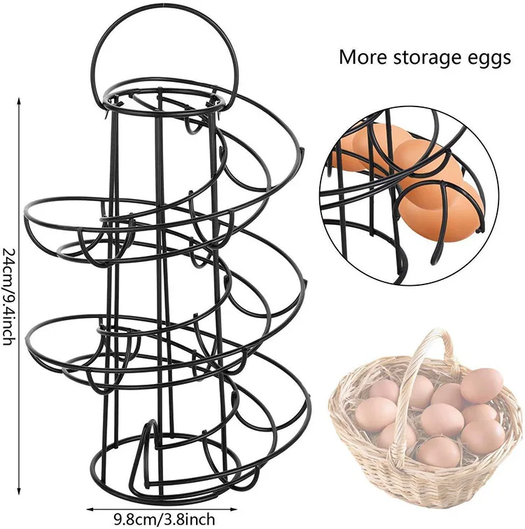 Spiral Rolling Egg Dispenser Rack - Image 4