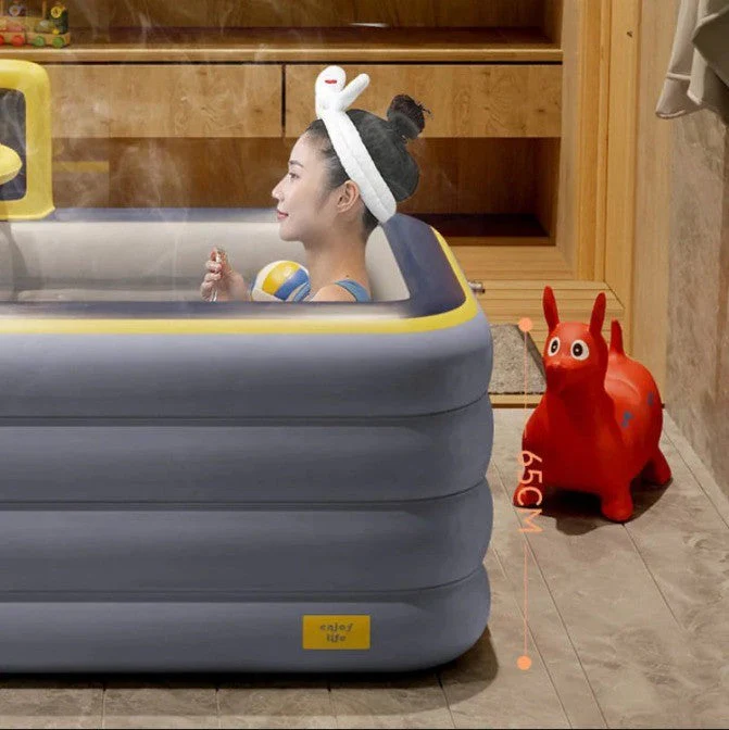 Splash Fun Kids Mini Inflatable Pool - Image 7