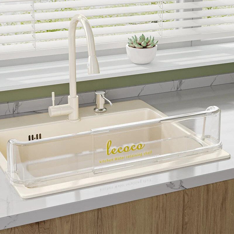 Splash-Proof Telescopic Sink Storage Rack - Image 4