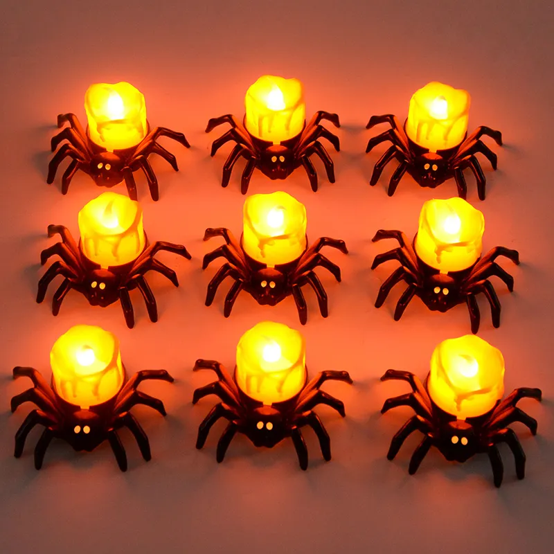 Spooky Spider LED Decor Candle - Image 8