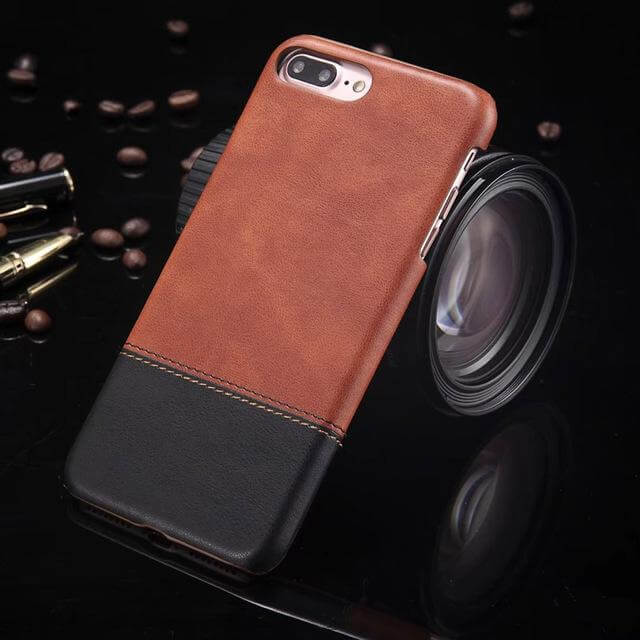 Sport Retro Leather Case Cover For iPhone X and other models - Image 2