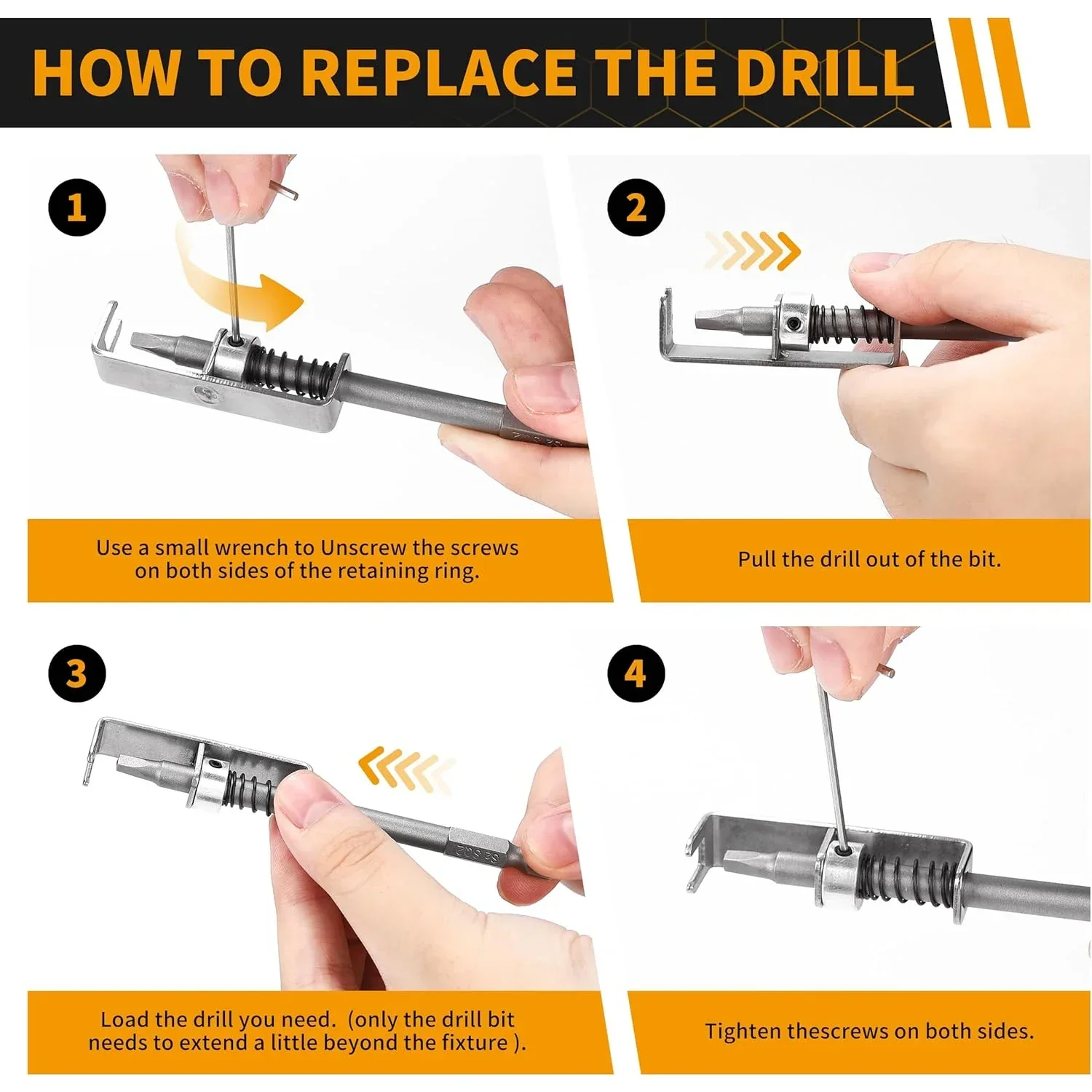 Spring Loaded Anti-Drop Screw Holder Bit - Image 6