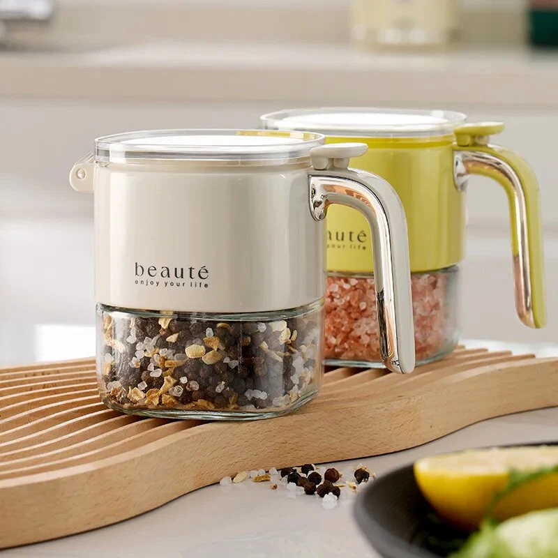 Square Glass Seasoning Dispenser Bottle - Image 2