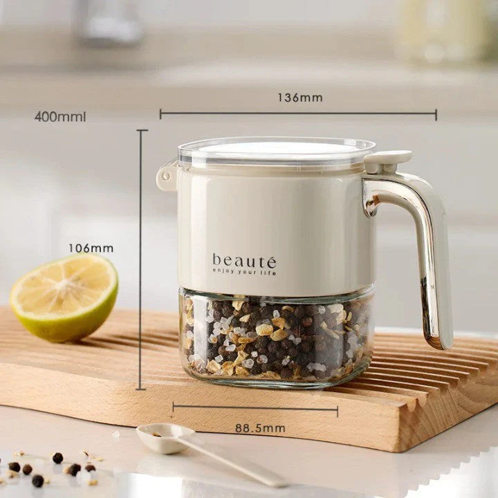 Square Glass Seasoning Dispenser Bottle - Image 6