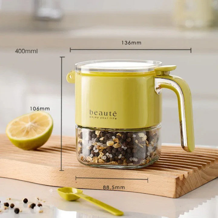 Square Glass Seasoning Dispenser Bottle - Image 7