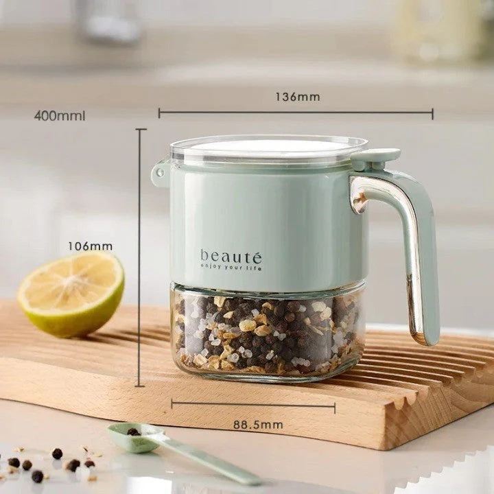 Square Glass Seasoning Dispenser Bottle - Image 8