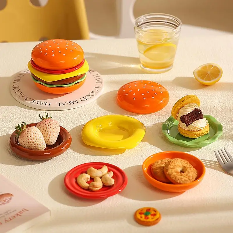 Stackable Hamburger Multi-Layer Plate Set - Image 2