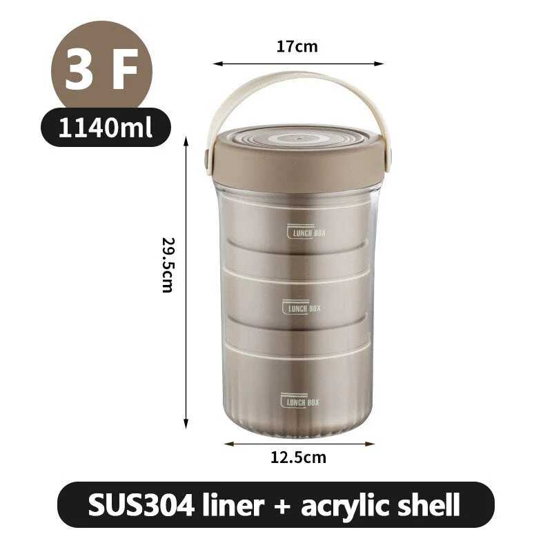 Stackable Leak-Proof Thermal Lunch Box - Image 12