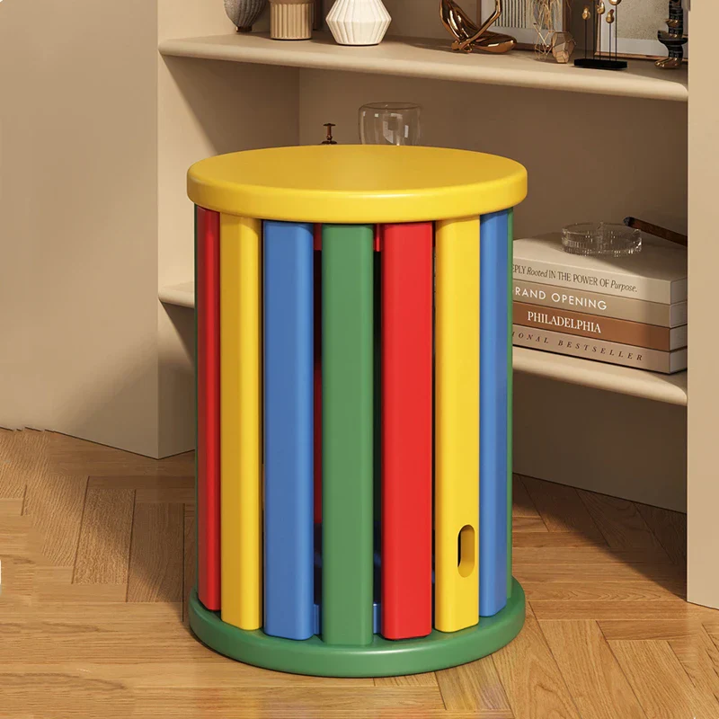 Stackable Rainbow Wooden Chair Table - Image 3