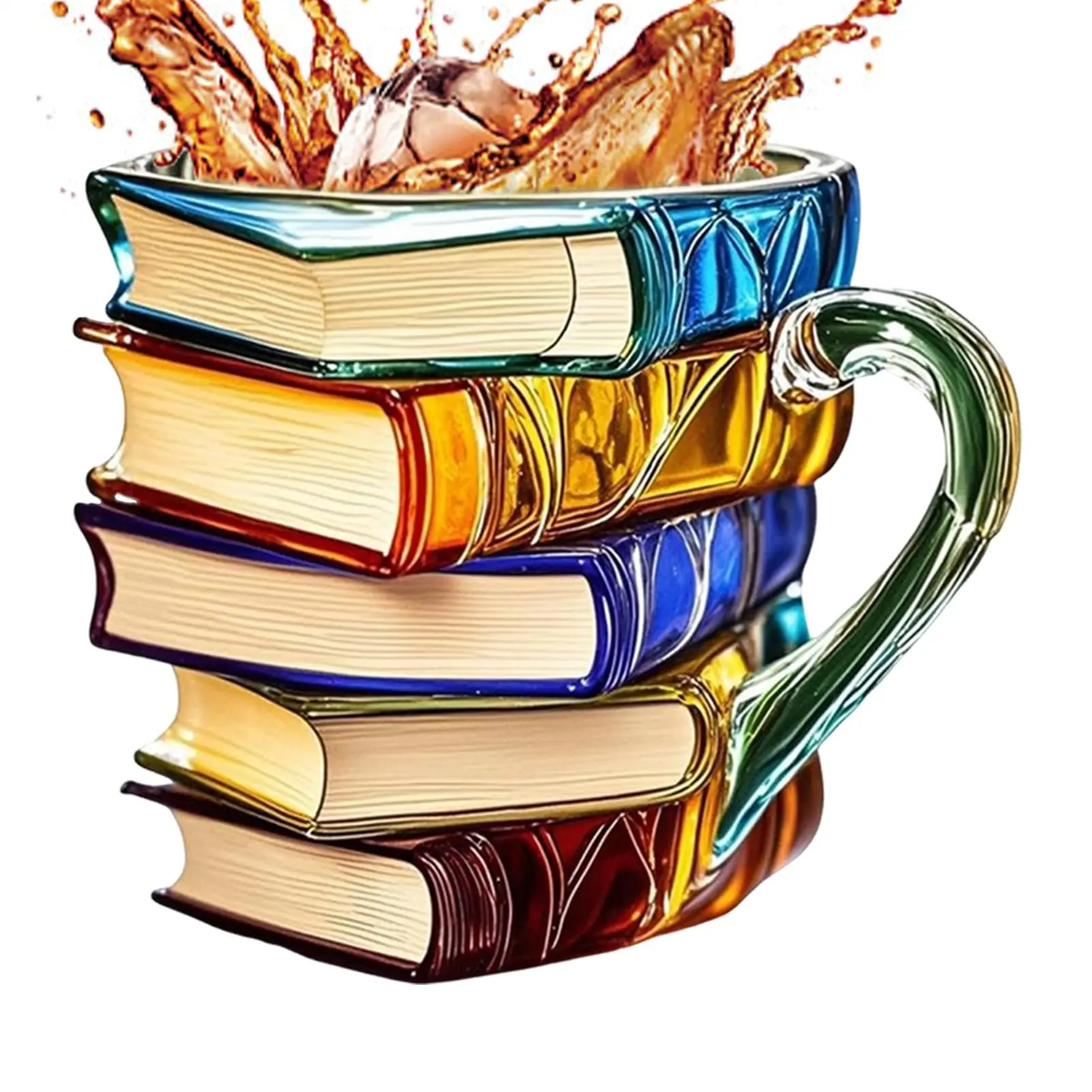 Stacked Books Shape Coffee Mug - Image 6