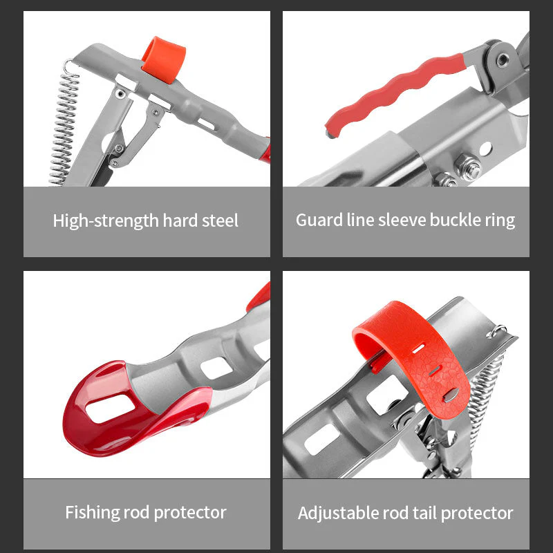 Stainless Steel Adjustable Sensitive Fishing Rod Holder - Image 3
