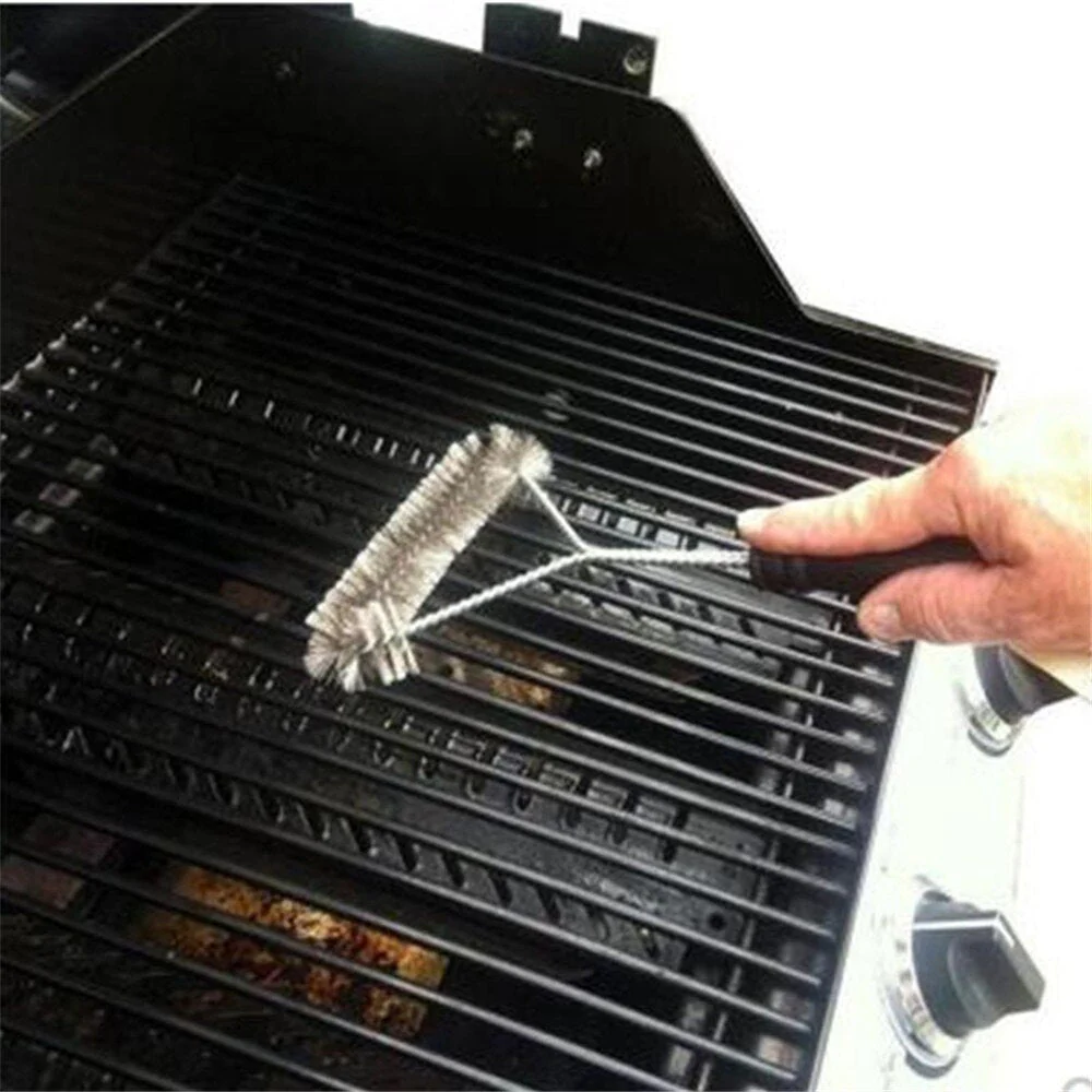 Stainless Steel BBQ Grill Cleaning Brush - Image 5