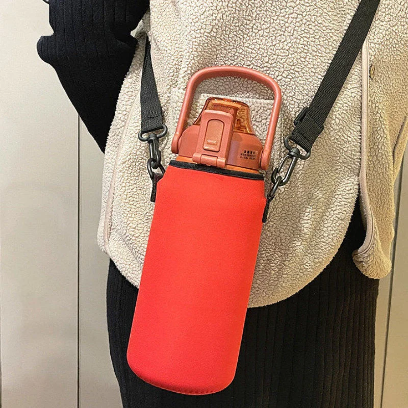 Stainless Steel Built-in Straw Camping Thermos - Image 2