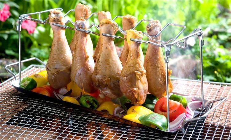 Stainless Steel Chicken Wing Rack - Image 11