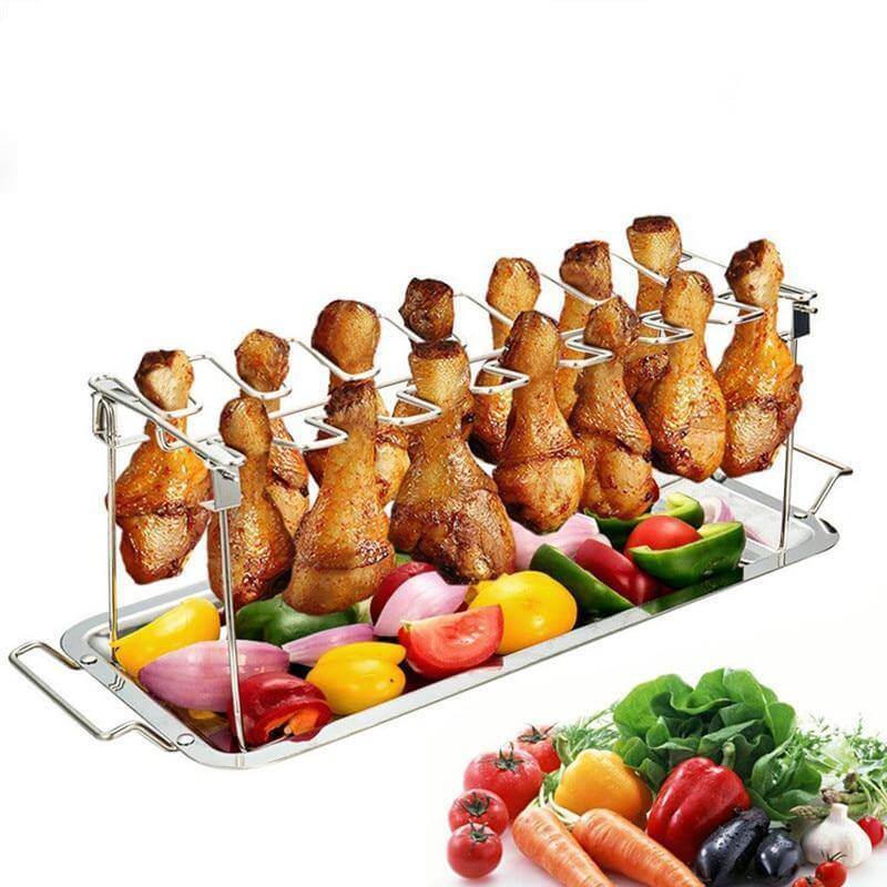 Stainless Steel Chicken Wing Rack - Image 2