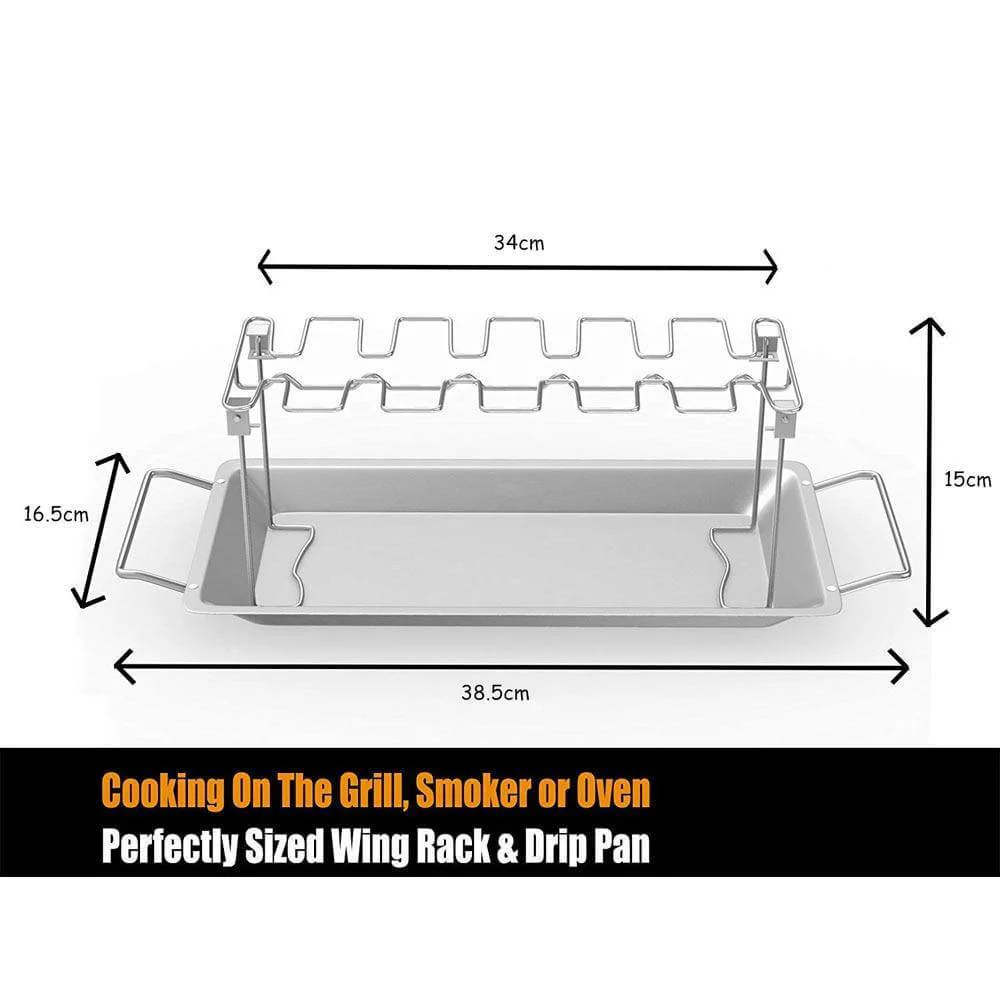 Stainless Steel Chicken Wing Rack - Image 4