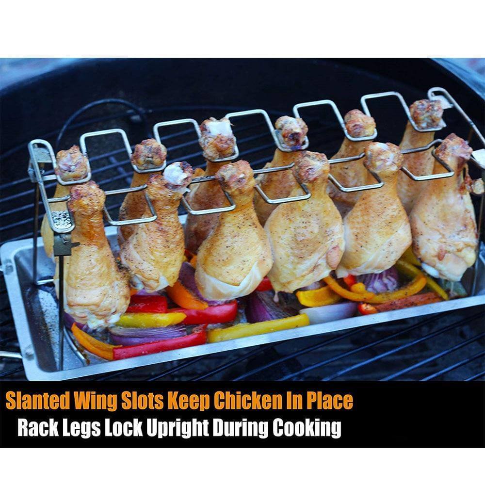 Stainless Steel Chicken Wing Rack - Image 8