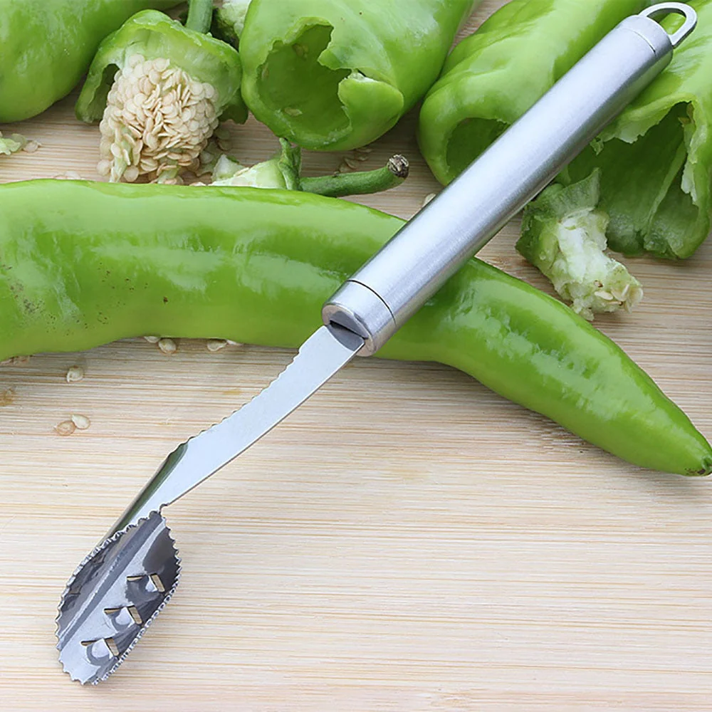Stainless Steel Chili Pepper Seed Remover - Image 6