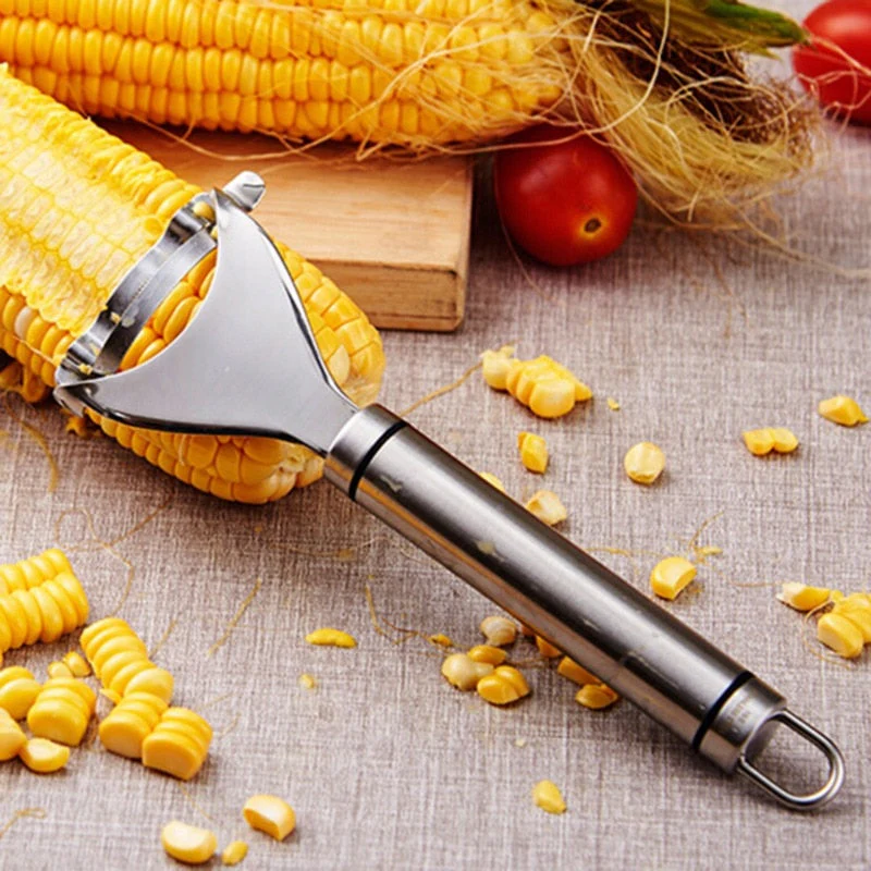 Stainless Steel Corn Peeler Tool - Image 3