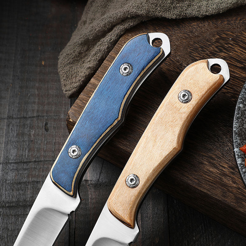 Stainless Steel Durable Wood Handle Knife - Image 5