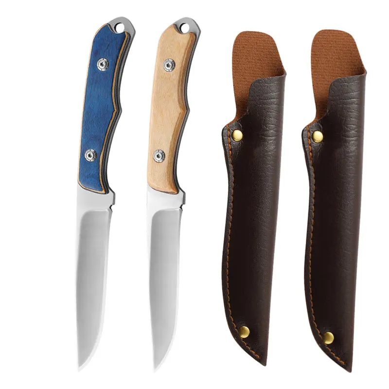 Stainless Steel Durable Wood Handle Knife - Image 8
