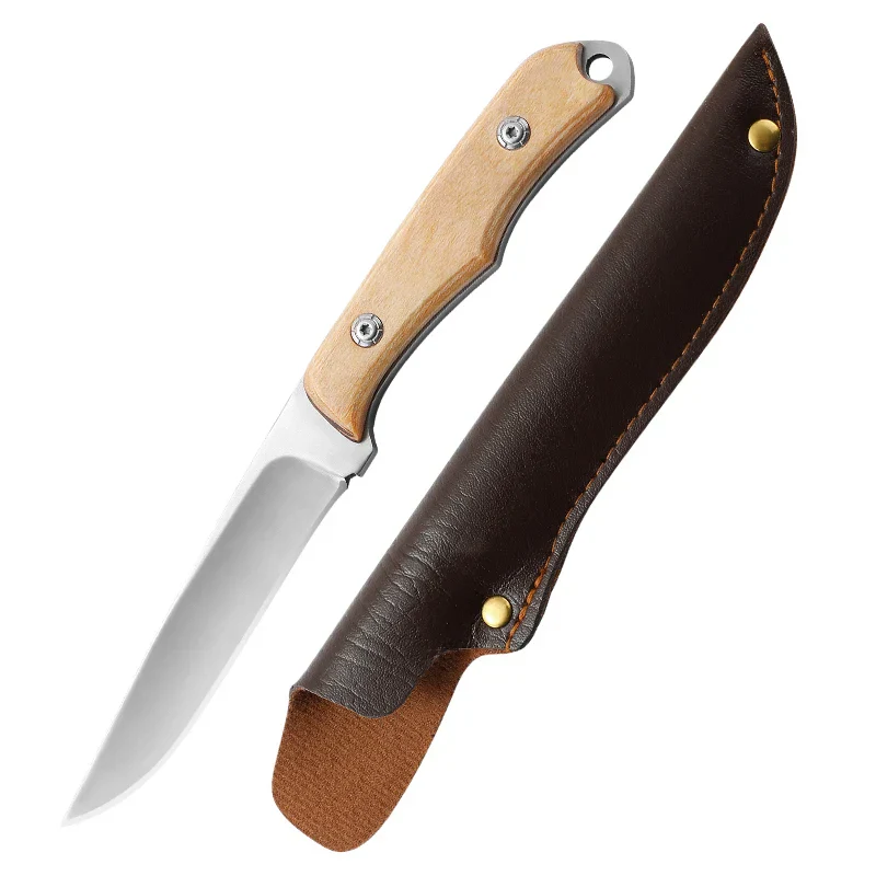 Stainless Steel Durable Wood Handle Knife - Image 9