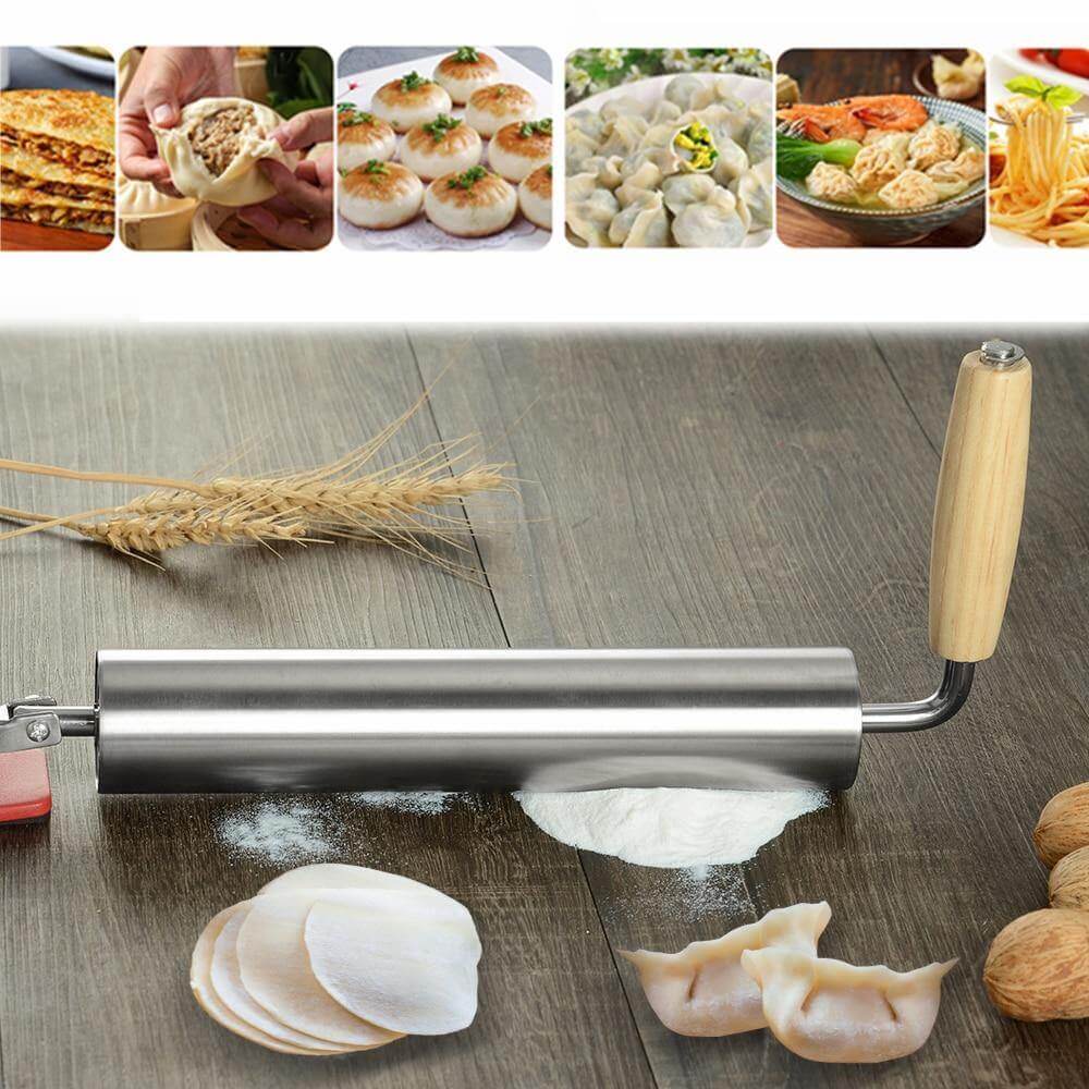 Stainless Steel Easy Dough Roller Pin - Image 12