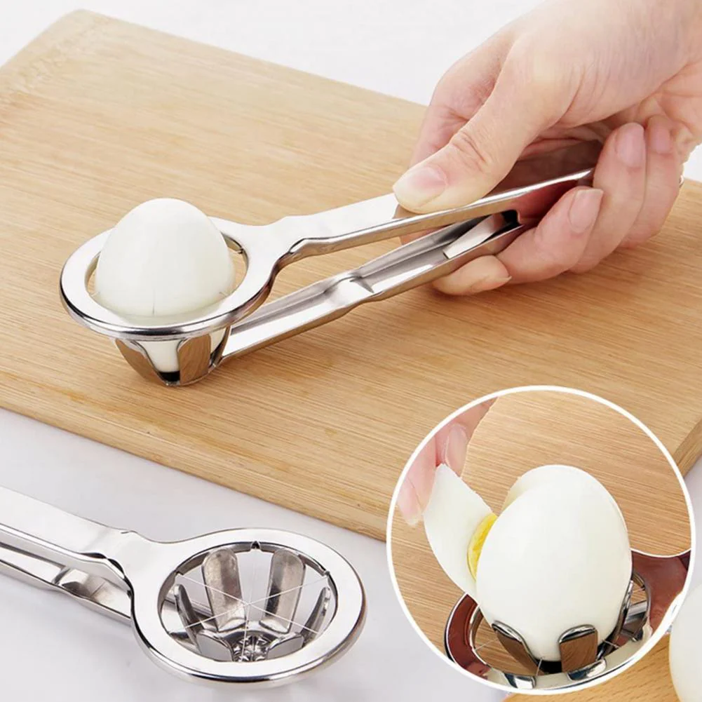 Stainless Steel Easy Egg Slicer Tool - Image 2