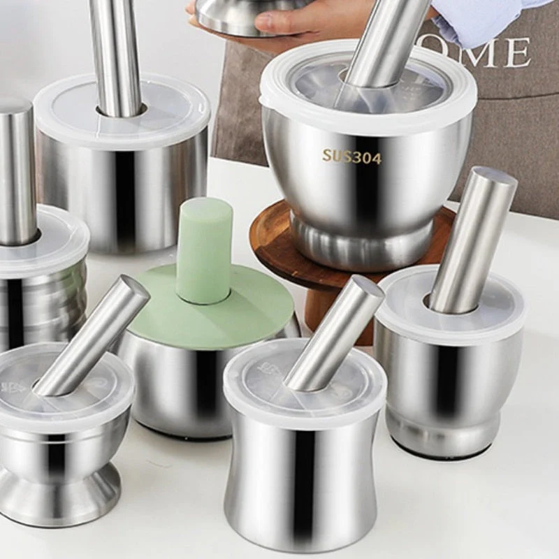 Stainless Steel Effortless Garlic Grinding Bowl - Image 2