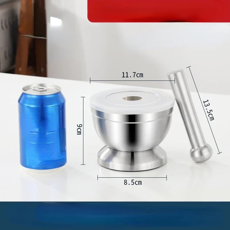 Stainless Steel Effortless Garlic Grinding Bowl - Image 3