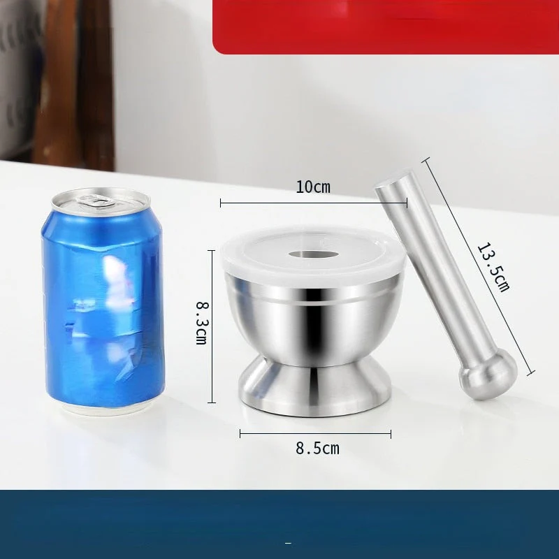 Stainless Steel Effortless Garlic Grinding Bowl - Image 6