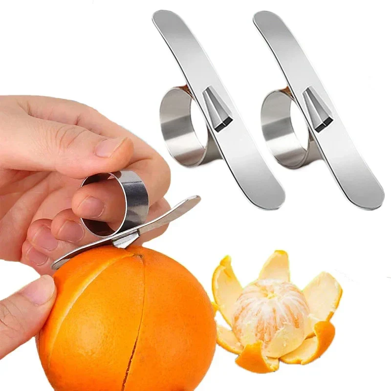 Stainless Steel Finger Easy Fruit Orange Peeler - Image 2