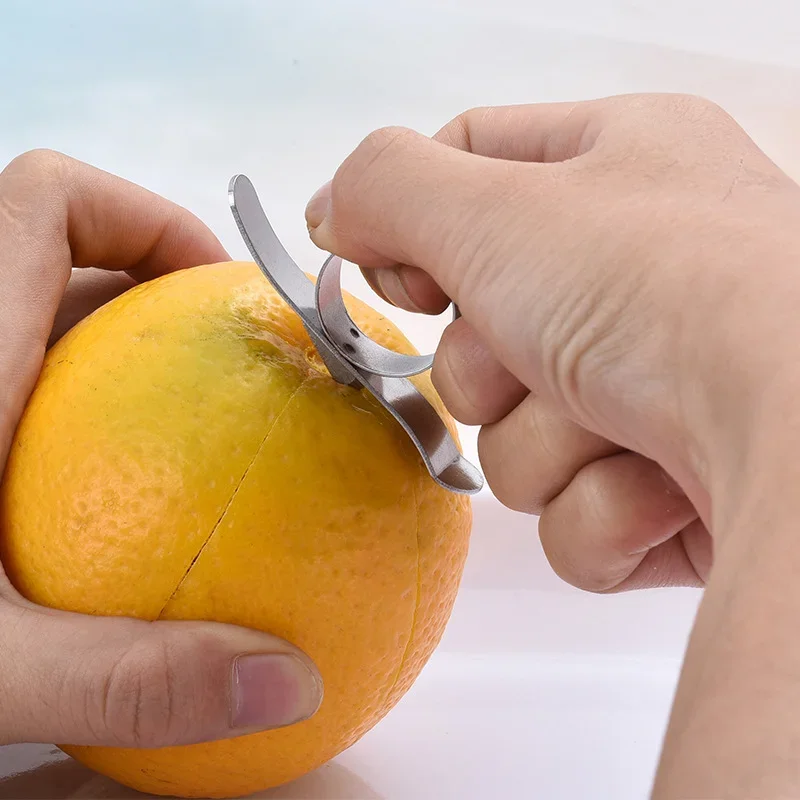 Stainless Steel Finger Easy Fruit Orange Peeler - Image 4