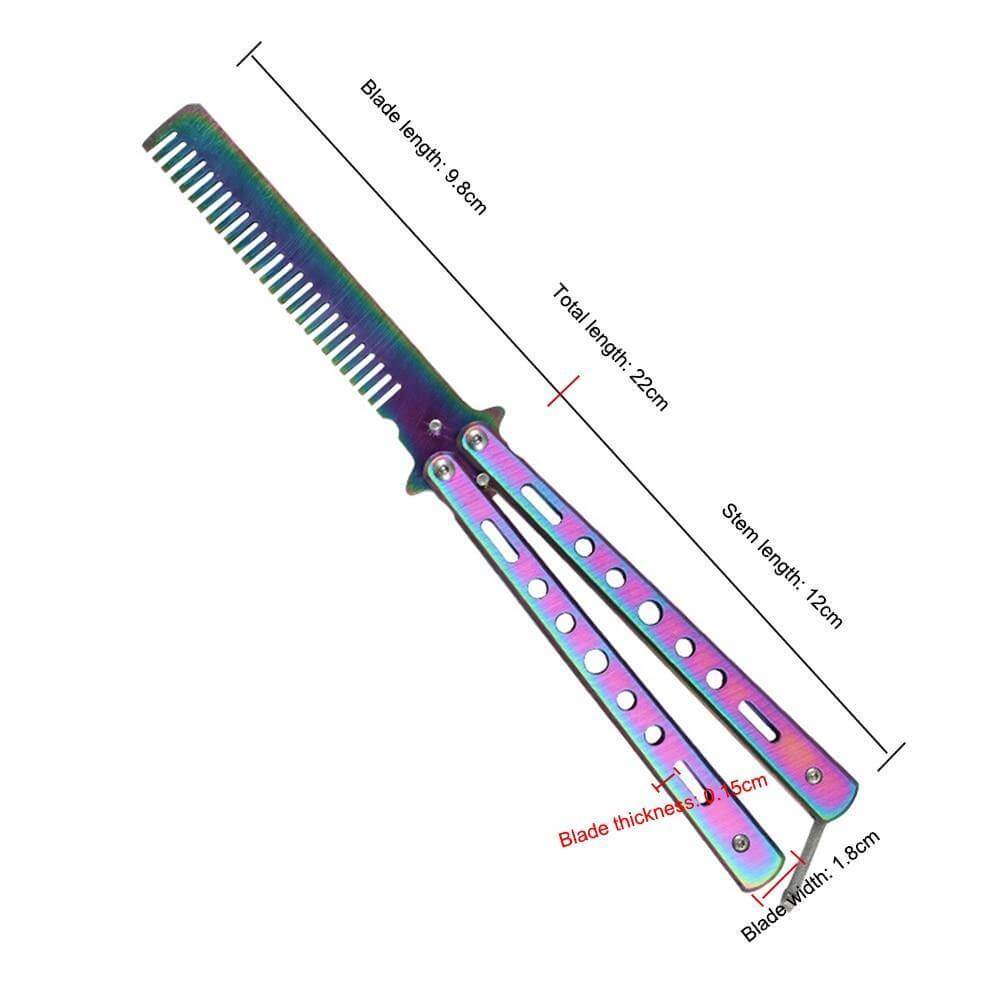 Stainless Steel Foldable Butterfly Brush - Image 9
