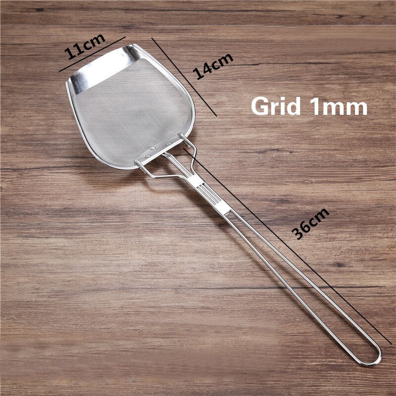 Stainless Steel Fryer Strainer Spatula - Image 11