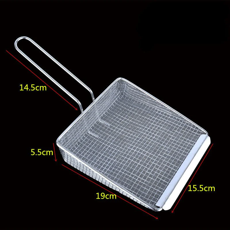 Stainless Steel Fryer Strainer Spatula - Image 2