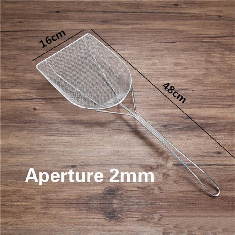 Stainless Steel Fryer Strainer Spatula - Image 4