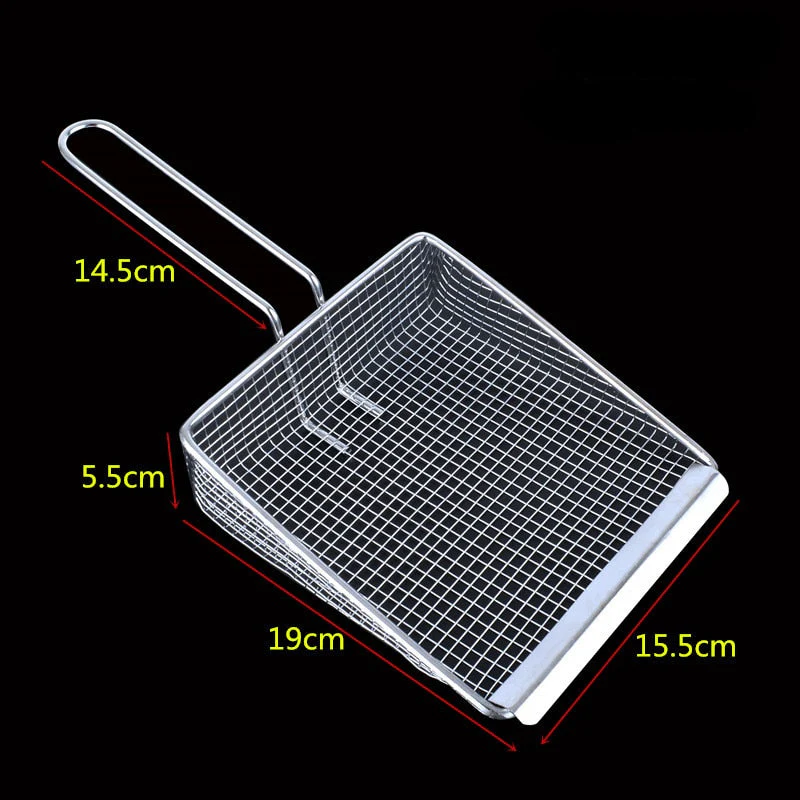 Stainless Steel Fryer Strainer Spatula - Image 9