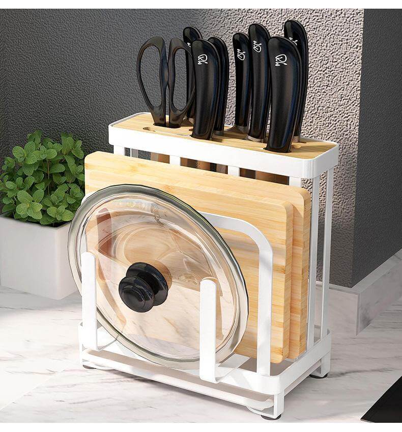 Stainless Steel Kitchen Utensils Organizer Drying Rack - Image 15