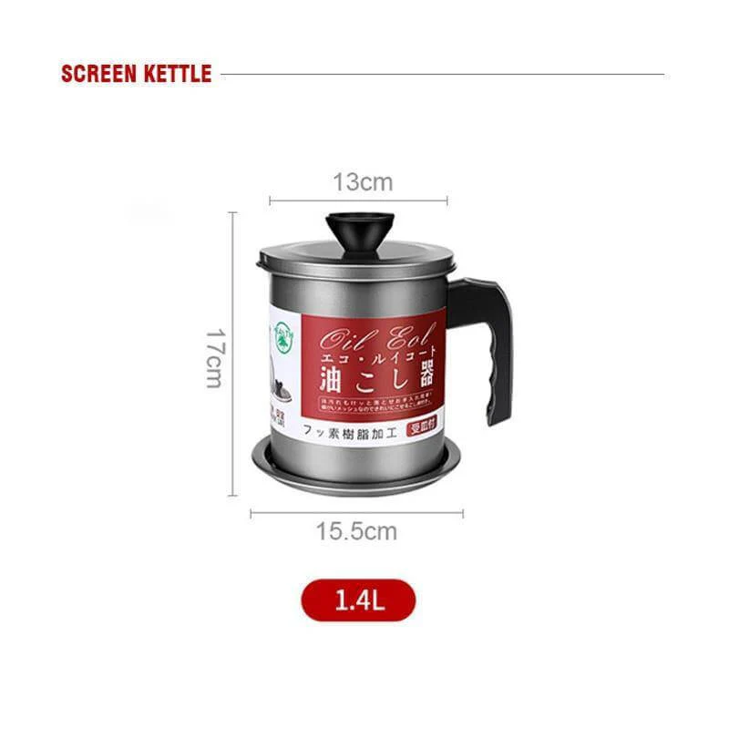 Stainless Steel Large Capacity Oil Filter Pot - Image 3
