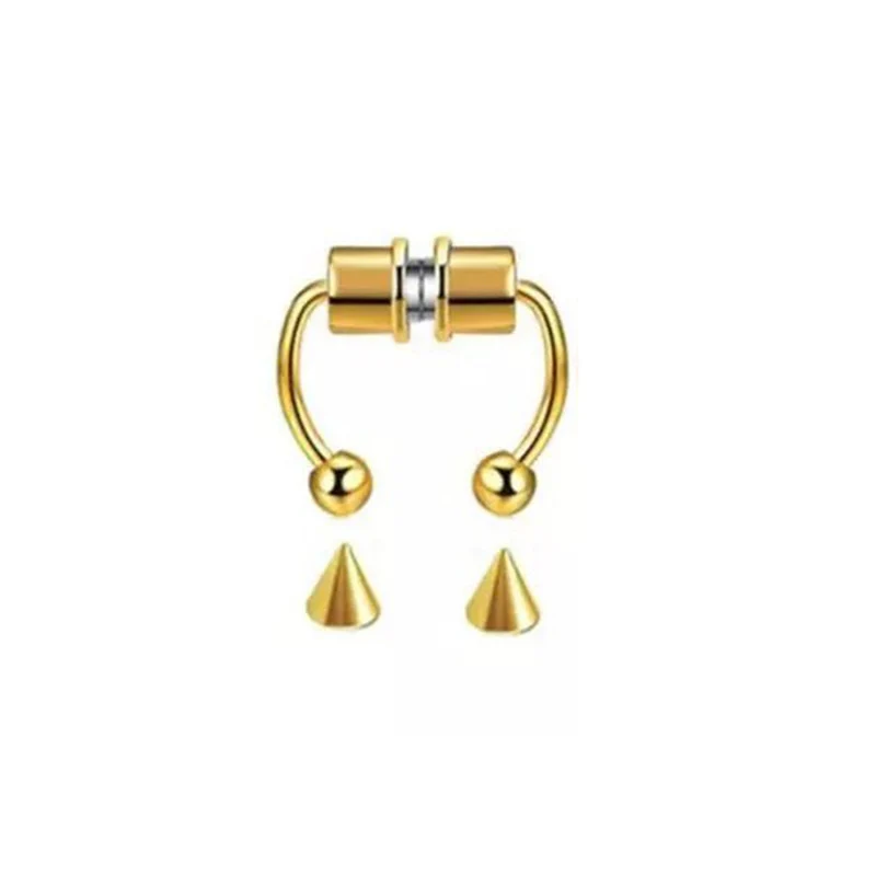 Stainless Steel Magnetic Fake Nose Piercing - Image 5