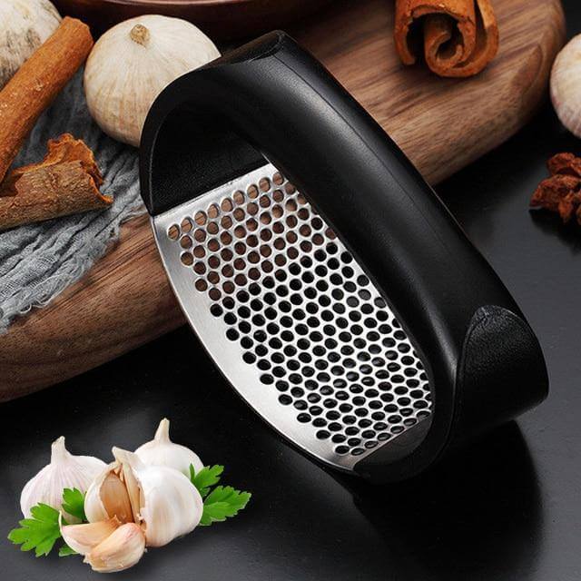 Stainless Steel Manual Garlic Press Tool - Image 3